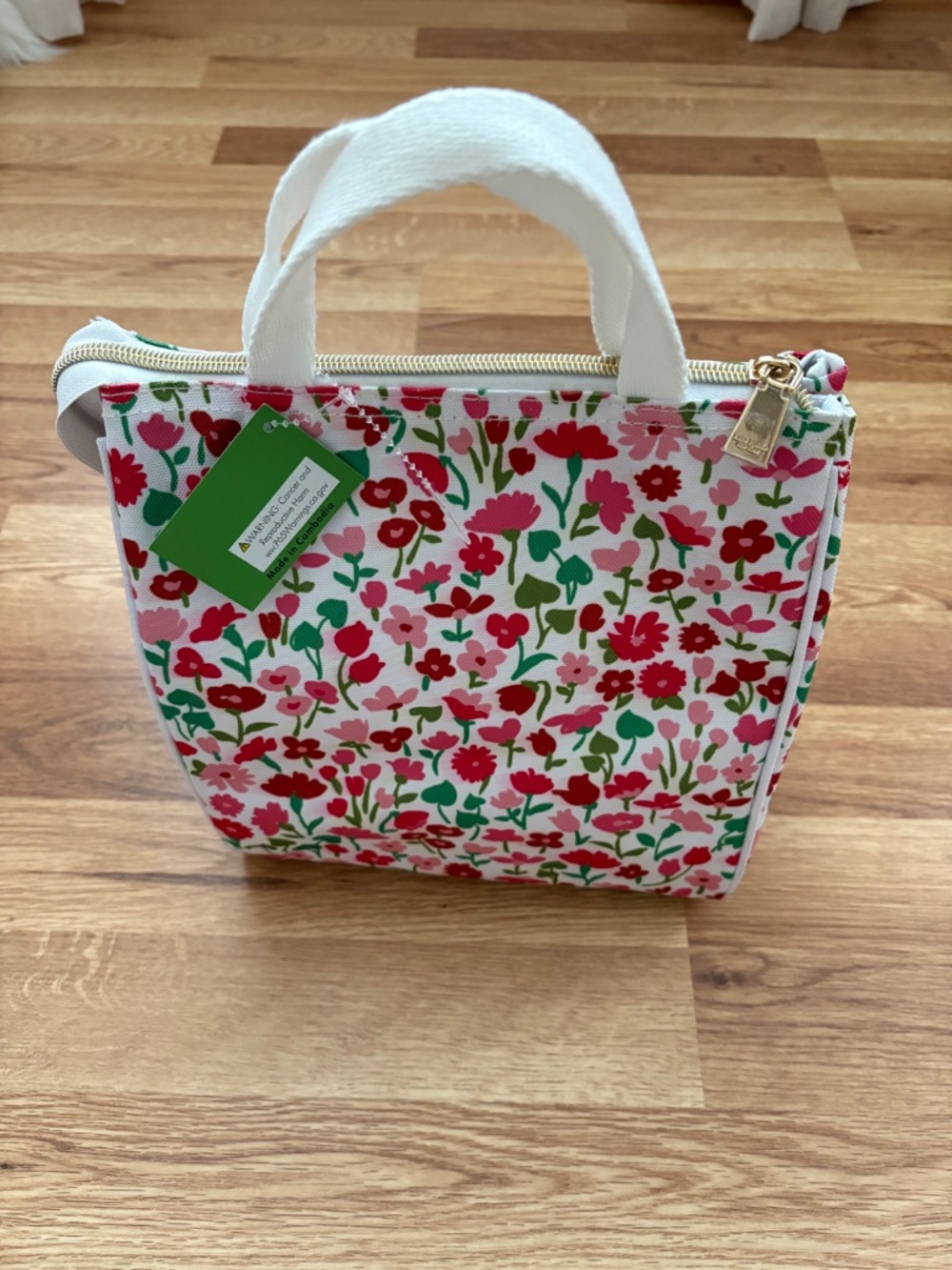 NWT Kate Spade New York Floral pattern Insulated Lunch Bag - Picture 2 of 13